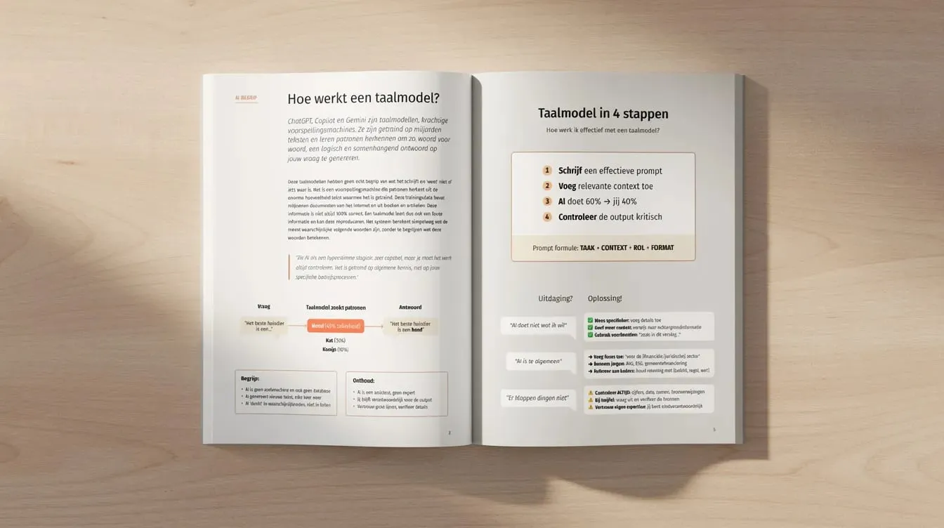 Trainingshandleiding met TCRF-framework en oefeningen